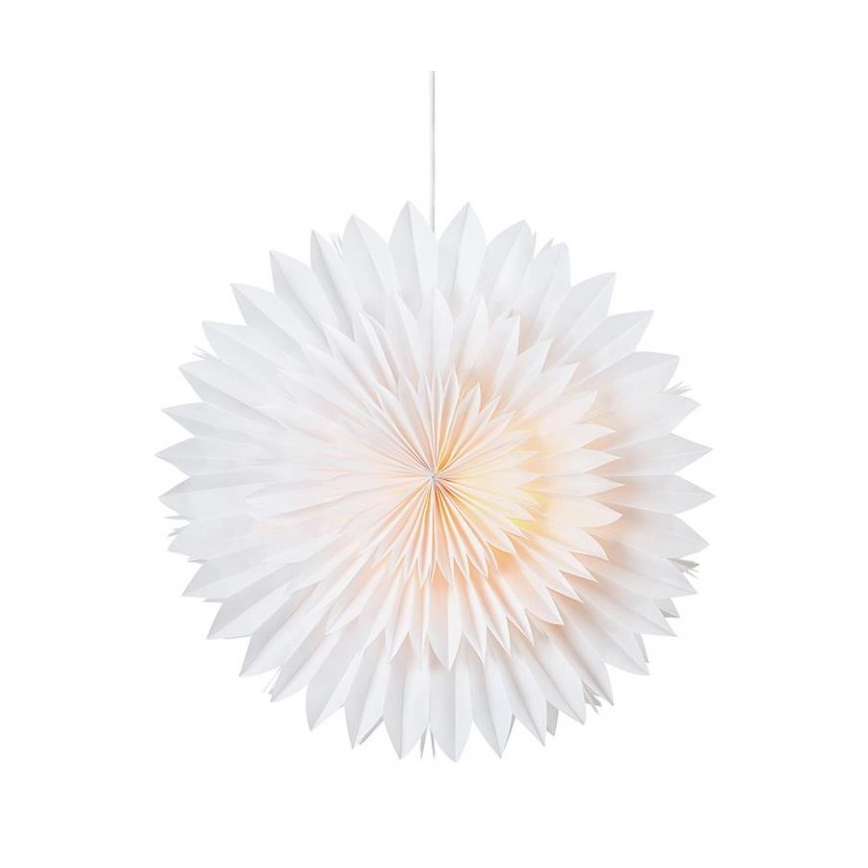 Markslöjd 705840 - Weihnachtsdekoration  SOLINA 1xE14/25W/230V Dm. 58 cm weiß