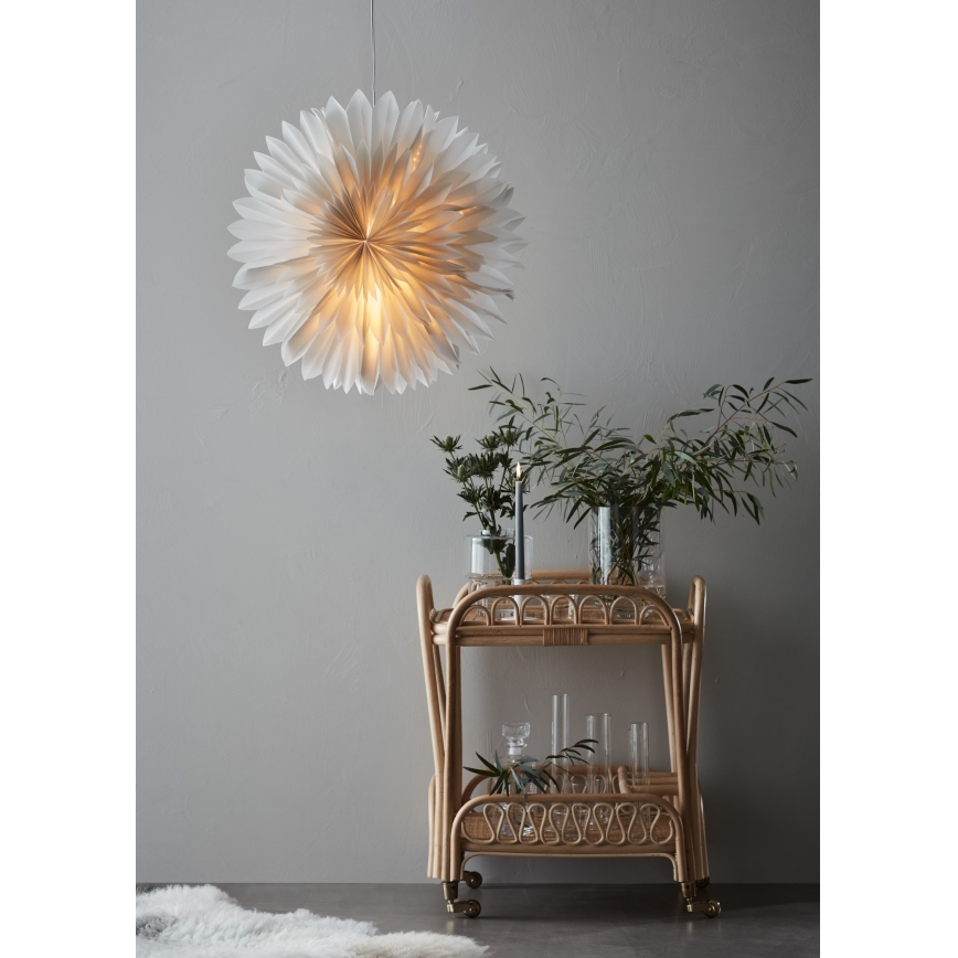 Markslöjd 705841 - Weihnachtsdekoration SOLINA 1xE14/25W/230V d 60 cm weiß