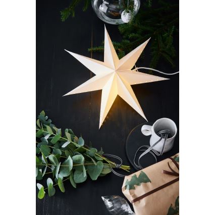 Markslöjd 705926 - Weihnachtsdekoration LIVELY 1xE14/6W/230V Ø 45 cm weiß