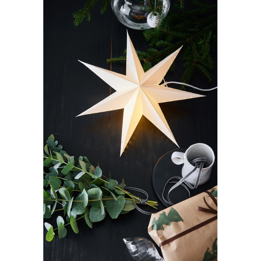 Markslöjd 705926 - Weihnachtsdekoration LIVELY 1xE14/6W/230V Ø 45 cm weiß