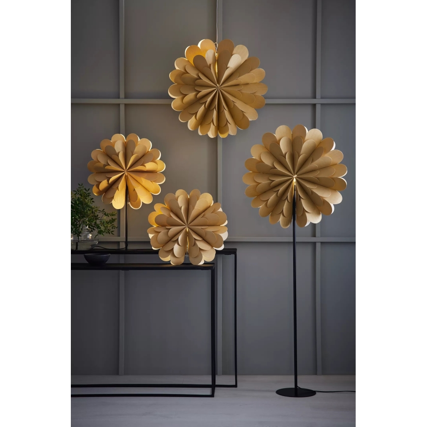 Markslöjd 705950 - Weihnachtsdekoration MARAVILLA 1xE14/25W/230V 68 cm gold/schwarz