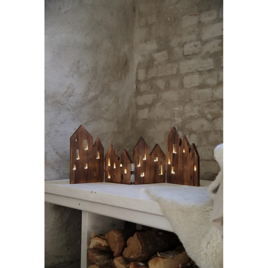 Markslöjd 706212 - LED Weihnachtsdekoration VIEW LED/0,9W/230V Kiefer/Braun