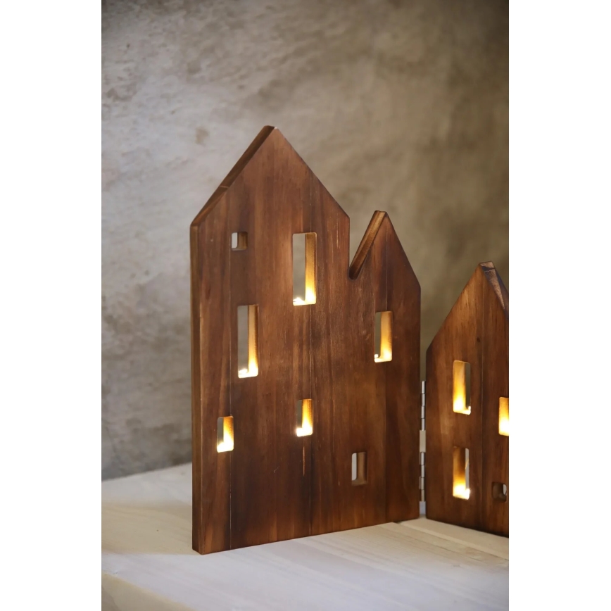 Markslöjd 706212 - LED Weihnachtsdekoration VIEW LED/0,9W/230V Kiefer/Braun