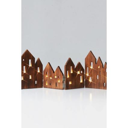 Markslöjd 706212 - LED Weihnachtsdekoration VIEW LED/0,9W/230V Kiefer/Braun