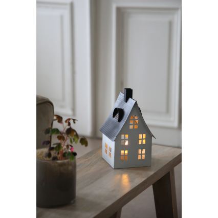 Markslöjd 706366 - LED Weihnachtsdekoration LUTON LED/0,1W/1xCR2032 weiß/schwarz