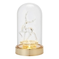 Markslöjd 706529 - LED-Weihnachtsdekoration ISLA LED/0,06 W/3xAA Messing/Rentier