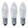 Markslöjd 8263 - SET 3x Hochleistungs- Weihnachts-Glühlampe TOPPLAMPA E10/3W/34V