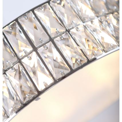 MAXLIGHT C0122 - Deckenleuchte DIAMANTE 6xG9/42W/230V d 46 cm glänzendes Chrom