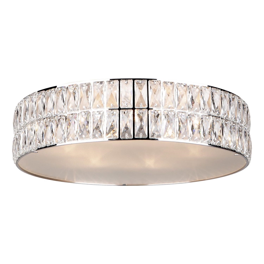 MAXLIGHT C0122 - Deckenleuchte DIAMANTE 6xG9/42W/230V d 46 cm glänzendes Chrom