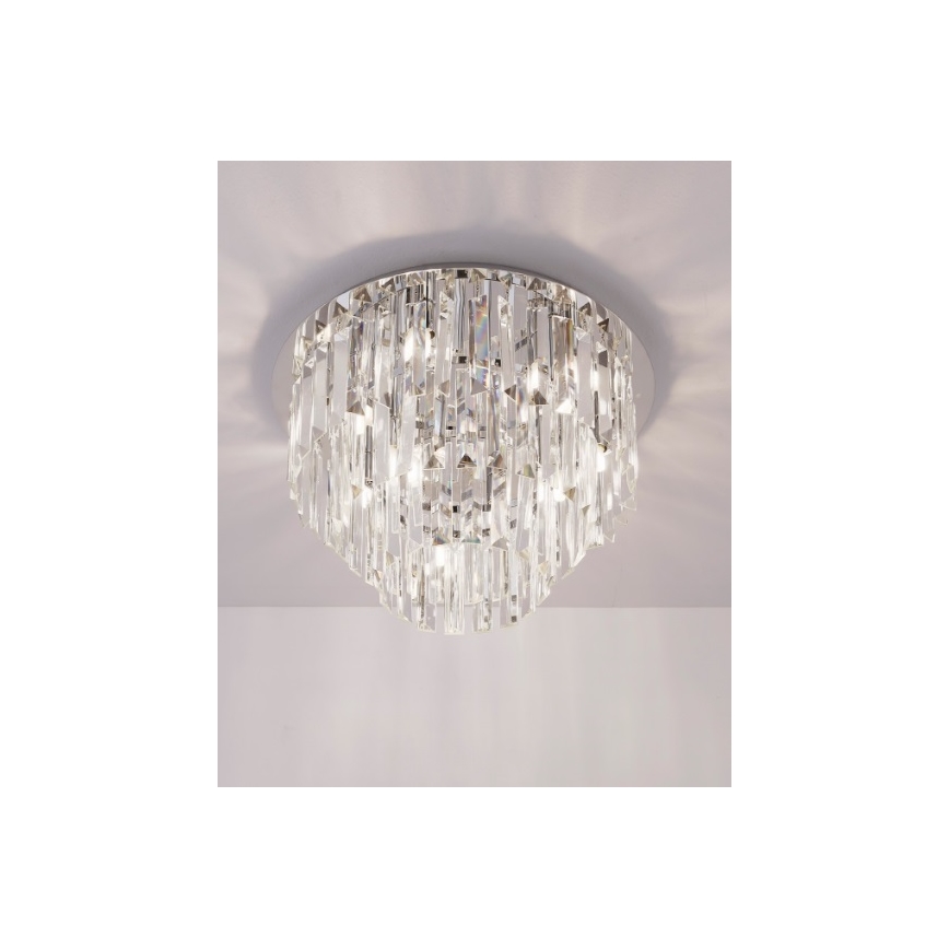 MAXLIGHT C0136 - Deckenleuchte MONACO 9xG9/40W/230V d 42 cm glänzendes Chrom
