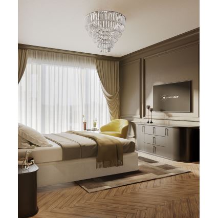 MAXLIGHT C0137 - Deckenleuchte MONACO 15xG9/40W/230V d 60 cm glänzendes Chrom