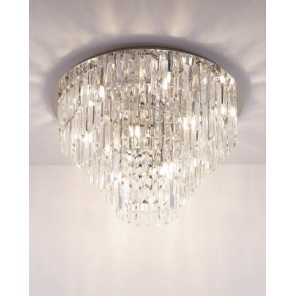 MAXLIGHT C0137 - Deckenleuchte MONACO 15xG9/40W/230V d 60 cm glänzendes Chrom