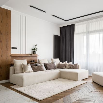 MAXLIGHT C0190 - LED-Deckenleuchte LINEAR LED/18W/230V 57 cm schwarz