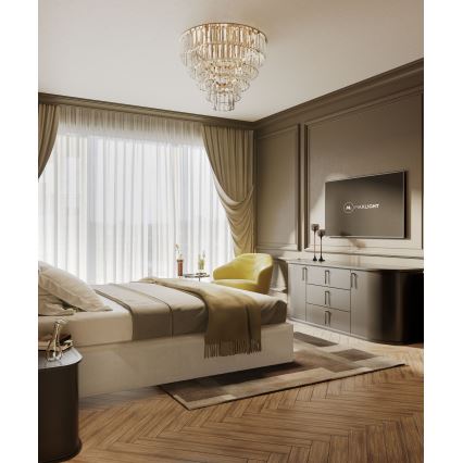 MAXLIGHT C0206 - Deckenleuchte MONACO 15xG9/40W/230V d 60 cm golden