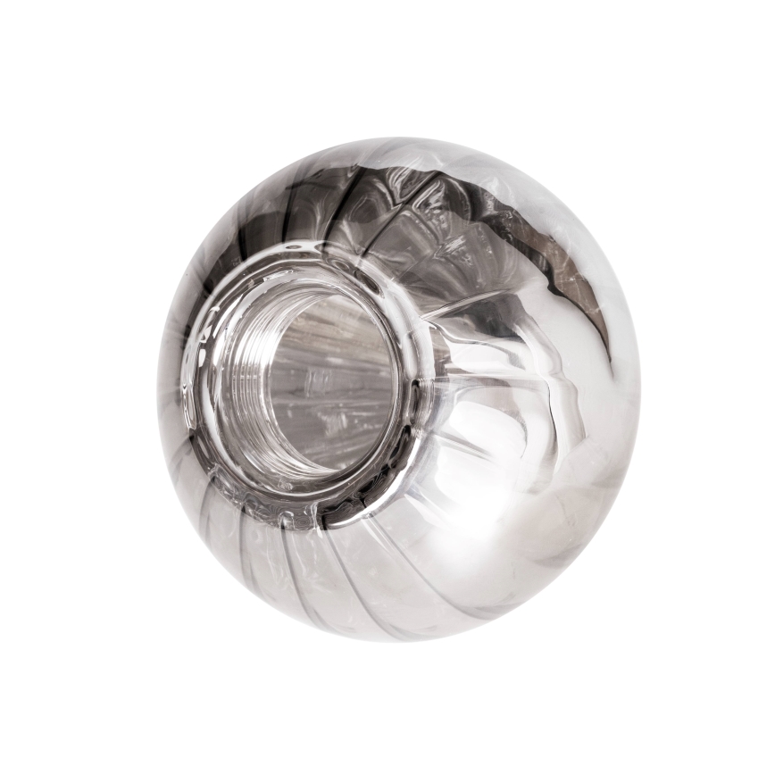 MAXLIGHT - Ersatz-Lampenschirm für den Kronleuchter PALLONCINI, Ø 12 cm, rauchschwarz