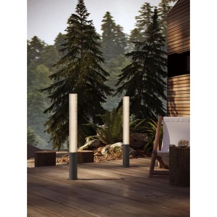 MAXLIGHT F0064 - LED Außenleuchte GARDENIA LED/25W/230V 105 cm CRI 93 IP65 schwarz