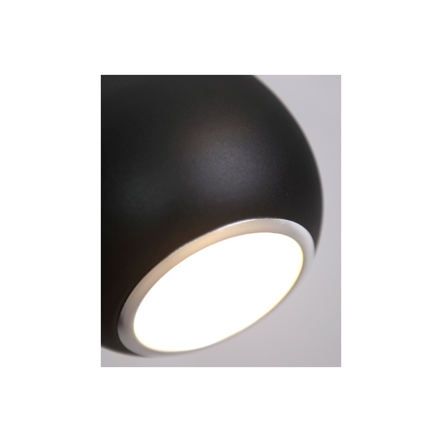 MAXLIGHT P0233 - Hängeleuchte DROP 1xE27/40W/230V d 20 cm schwarz