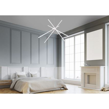 MAXLIGHT P0270 - LED-Hängeleuchte SPINNE LED/33W/230V weiß