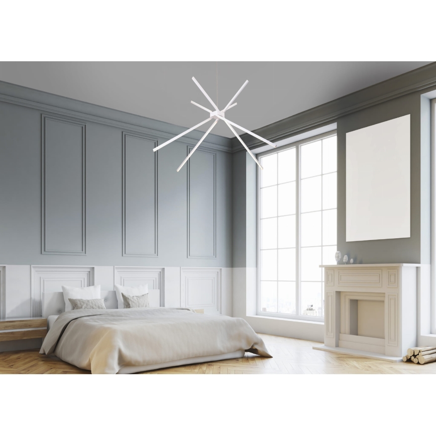 MAXLIGHT P0270 - LED-Hängeleuchte SPINNE LED/33W/230V weiß