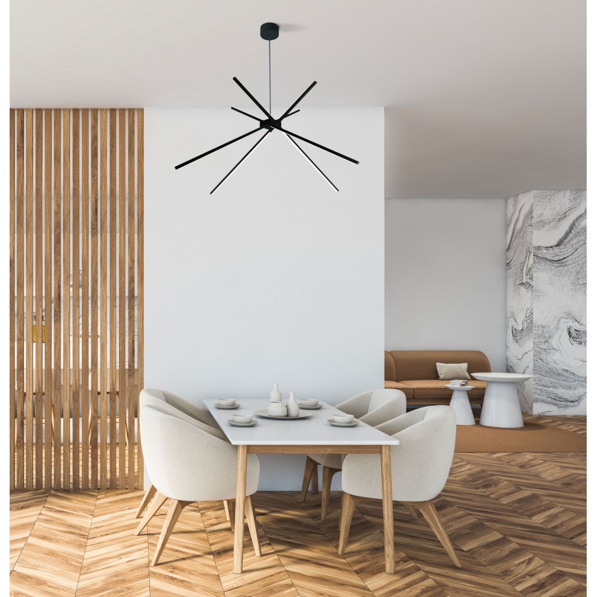 MAXLIGHT P0412 - LED-Hängeleuchte SPINNE LED/33W/230V schwarz