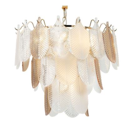 MAXLIGHT P0417 - Kronleuchter an Kette ARWENA 7xE14/40W/230V d 50 cm golden