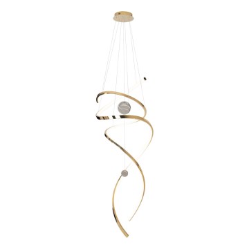 MAXLIGHT P0427D - Dimmbare LED-Hängeleuchte RITZ LED/100W/230V d 60 cm CRI 90 golden