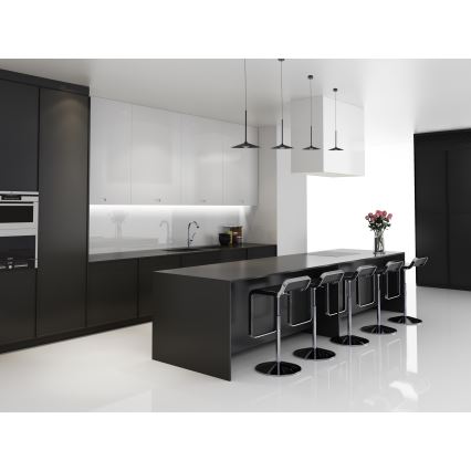 MAXLIGHT P0456 - LED-Hängeleuchte HANA LED/6W/230V d 17,5 cm schwarz