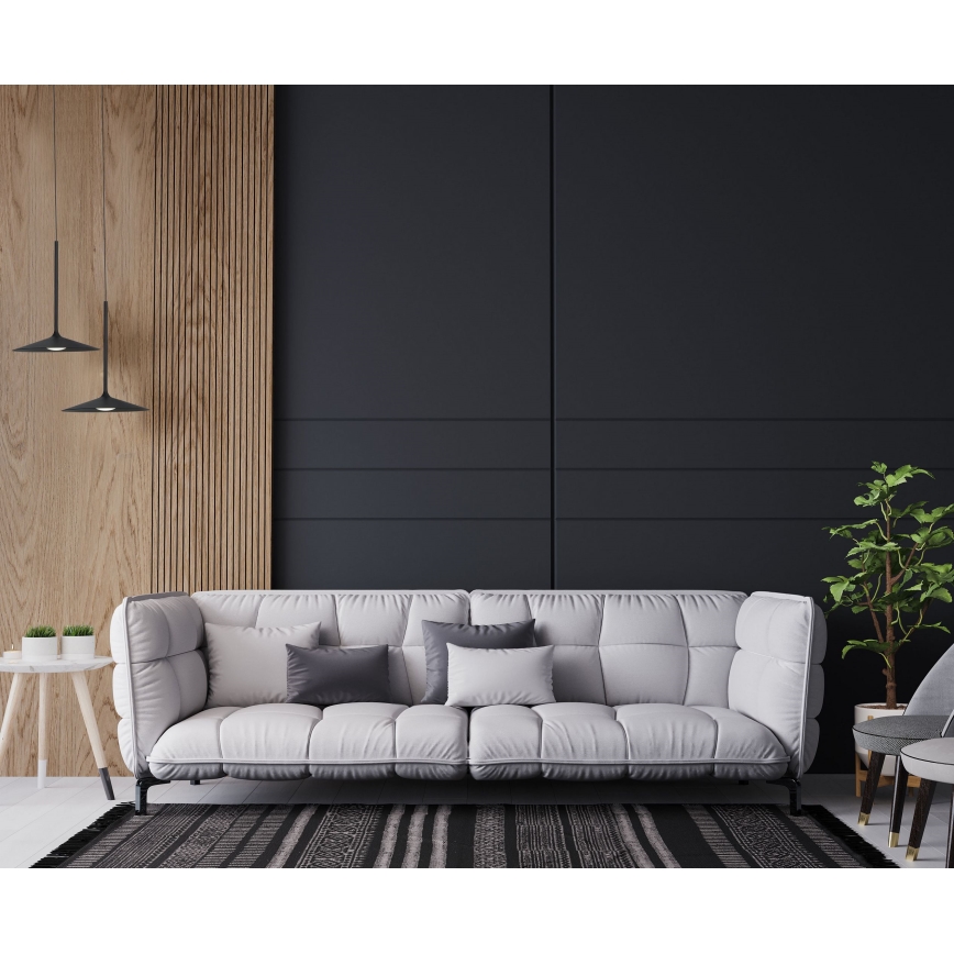 MAXLIGHT P0456 - LED-Hängeleuchte HANA LED/6W/230V d 17,5 cm schwarz