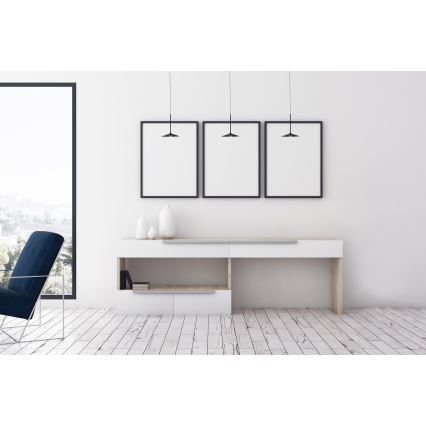 MAXLIGHT P0456 - LED-Hängeleuchte HANA LED/6W/230V d 17,5 cm schwarz