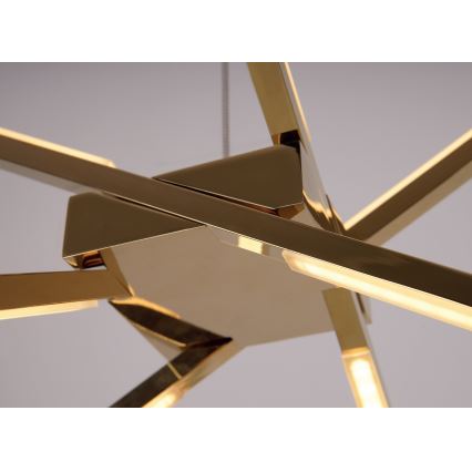 MAXLIGHT P0457 - LED-Hängeleuchte SPINNE LED/33W/230V golden