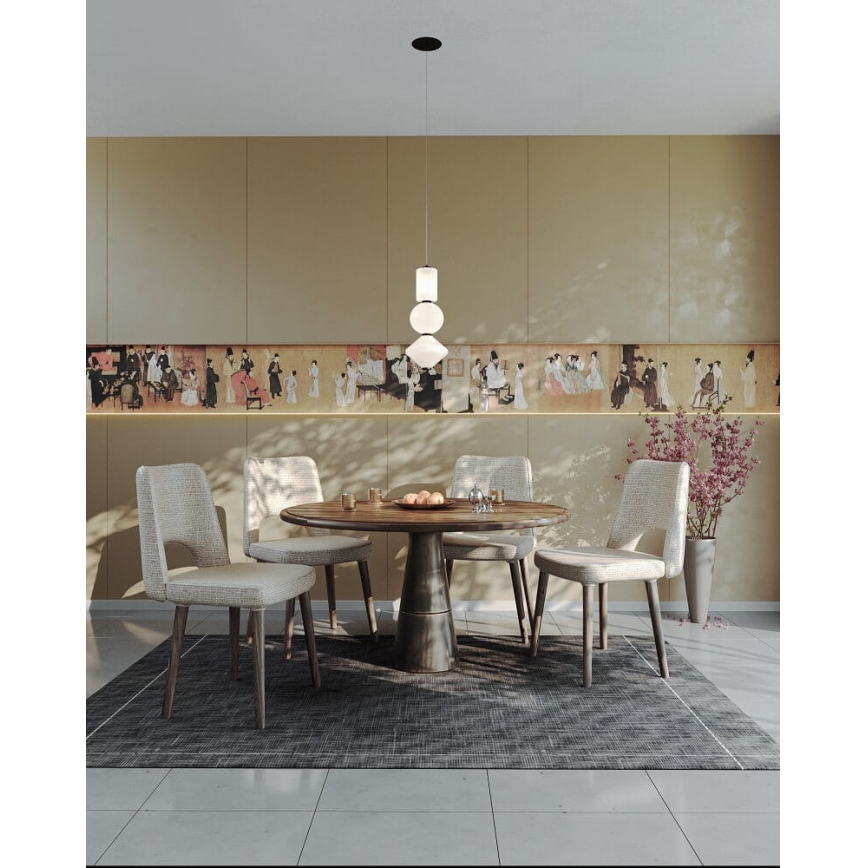 MAXLIGHT P0468 - LED-Hängeleuchte AKIKO LED/23W/230V d 20 cm weiß