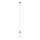 MAXLIGHT P0531 - LED-Hängeleuchte SIGNATURE LED/8W/230V d 15 cm Messing/klar