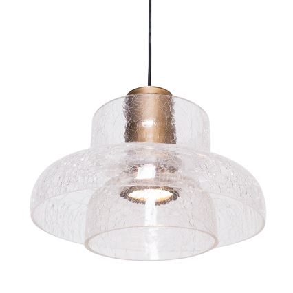 MAXLIGHT P0532 - LED-Hängeleuchte SIGNATURE LED/8W/230V d 22 cm Messing/klar