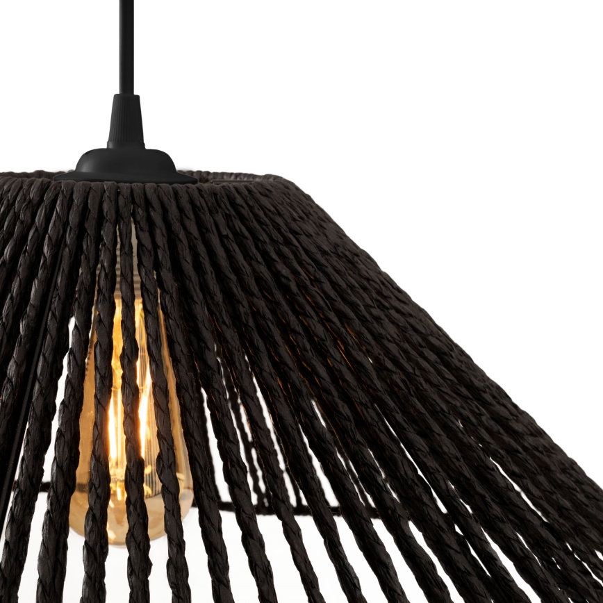 MAXLIGHT P0579 - Hängeleuchte AMALFI 1xE27/15W/230V d 45 cm schwarz