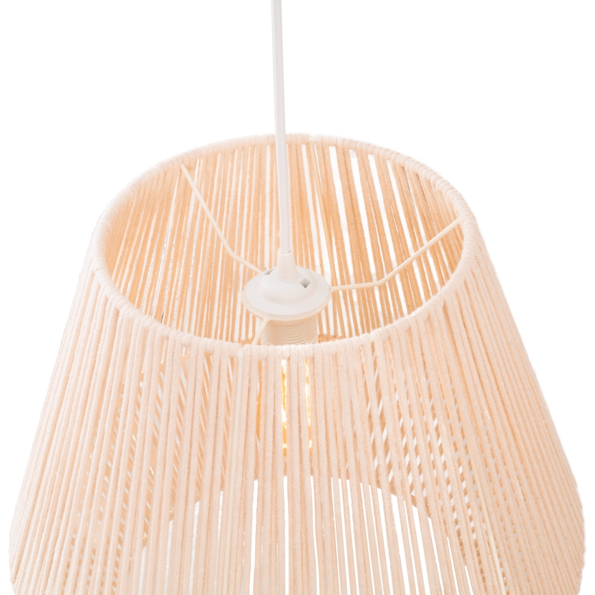 MAXLIGHT P0584 - Hängeleuchte PRASLIN 1xE27/15W/230V d 44 cm beige