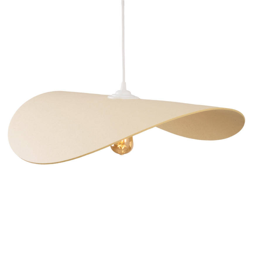 MAXLIGHT P0585 - Hängeleuchte PAN 1xE27/15W/230V d 60 cm cremefarben