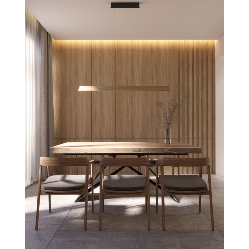 MAXLIGHT P0594 - LED dimmbarer Seil-Pendelleuchte JO-JO LED/38W/230V 2700/4500/5500K Messing