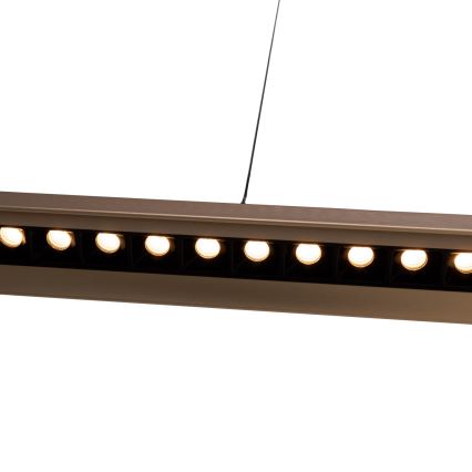 MAXLIGHT P0594 - LED dimmbarer Seil-Pendelleuchte JO-JO LED/38W/230V 2700/4500/5500K Messing