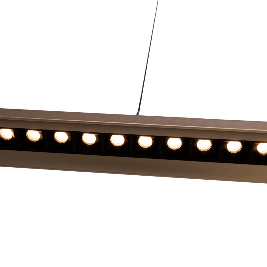 MAXLIGHT P0594 - LED dimmbarer Seil-Pendelleuchte JO-JO LED/38W/230V 2700/4500/5500K Messing