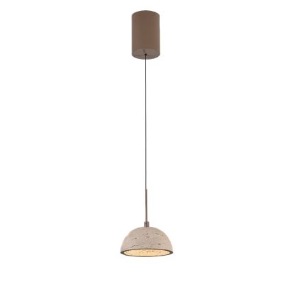 MAXLIGHT P0666 - LED-Pendelleuchte an Kabel CUCCINA LED/57W/230V Ø 15 cm beige