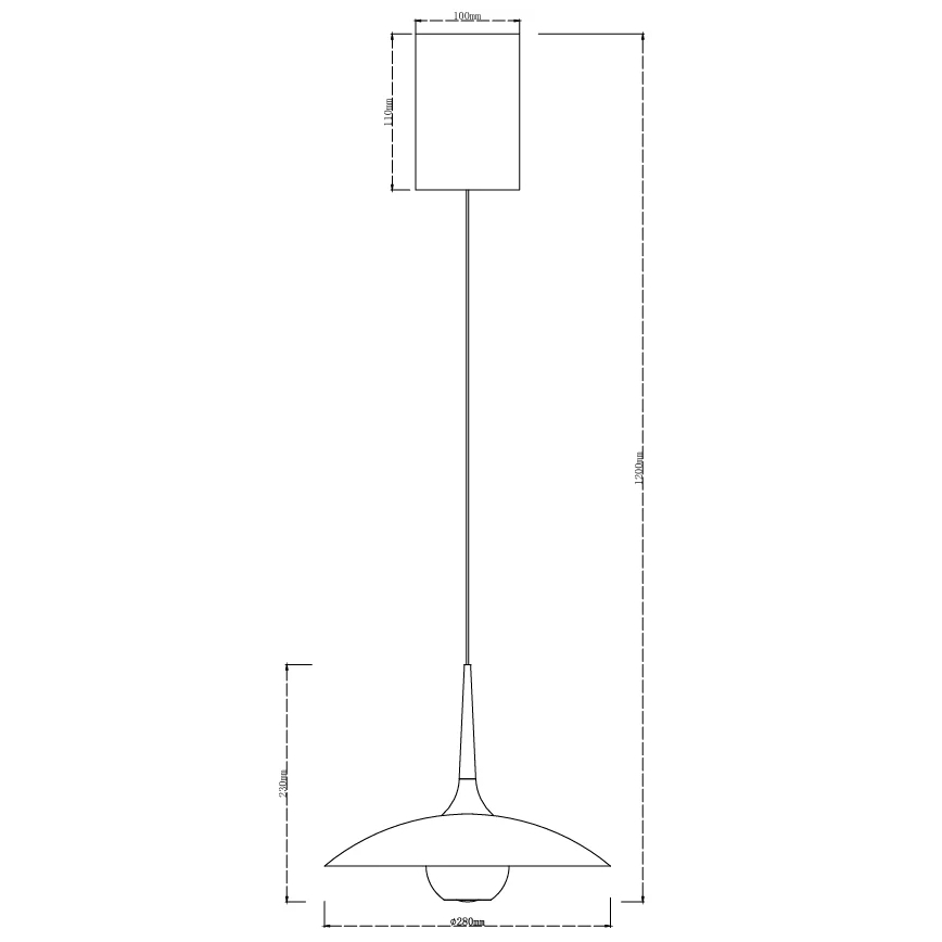 MAXLIGHT P0674 - LED-Pendelleuchte an Kabel MANUKA LED/12W/230V Ø 28 cm gold/beige