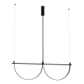 MAXLIGHT P0688 - LED-Pendelleuchte an Kabel VICTORIA LED/40W/230V CRI 90 schwarz