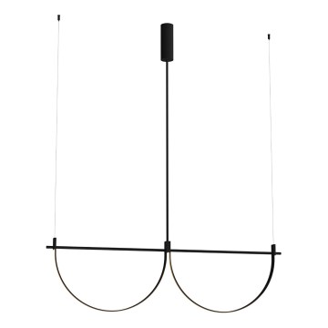 MAXLIGHT P0688 - LED-Pendelleuchte an Kabel VICTORIA LED/40W/230V CRI 90 schwarz