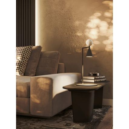 MAXLIGHT T0070 - LED-Tischlampe BINGO LED/12W/230V CRI 92 schwarz/beige