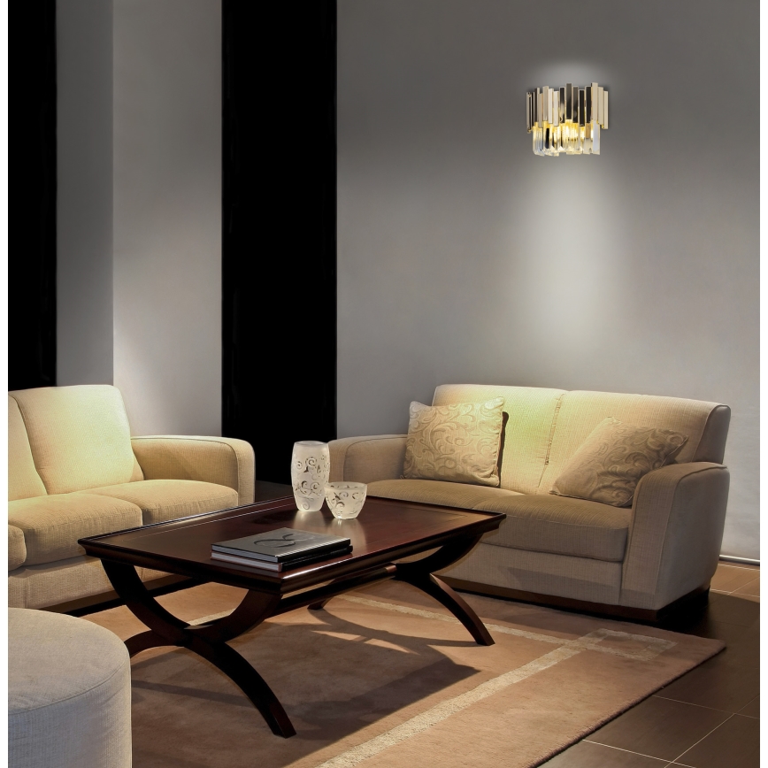 MAXLIGHT W0251 - Wandleuchte TREND 3xG9/40W/230V golden