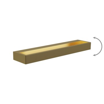 MAXLIGHT W0318 - LED-Wandleuchte für Badezimmer FLINK LED/12W/230V 45 cm IP44 golden