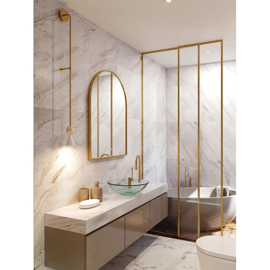 MAXLIGHT W0449 - LED Wandleuchte BINGO LED/8W/230V CRI 92 gold/beige