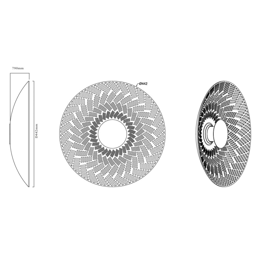 MAXLIGHT W0456 - LED Wandleuchte MISAKI LED/6W/230V CRI 95 schwarz