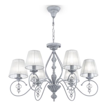 Maytoni ARM154-06-S - Ketten-Kronleuchter MONSOON 6xE14/40W/230V