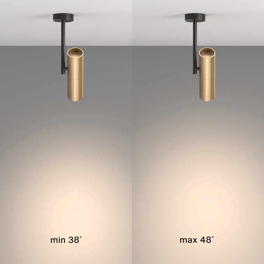 Maytoni C020CL-01GB - Strahler ELTI 1xGU10/50W/230V golden